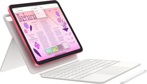 Apple iPad (10th Generation): with A14 Bionic chip, 10.9-inch Liquid Retina Display, 256GB, Wi-Fi 6 + 5G Cellular, 12MP front/12MP Back Camera, Touch ID, All-Day Battery Life – Yellow