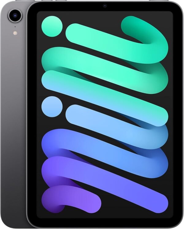 Apple iPad Mini (6th Generation): A15 Bionic, 8.3-inch Liquid Retina Display, 256GB, Wi-Fi 6, 12MP front/12MP Back Camera, Touch ID, All-Day Battery Life – Space Gray