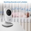 VTech VM819 Baby Monitor with Camera and Audio, 2.8” Screen Portable Baby Camera, Night Vision, 2-Way Audio, Temperature Sensor and Lullabies, Secure Transmission No WiFi, Ideal for Baby/Elderly/Pet