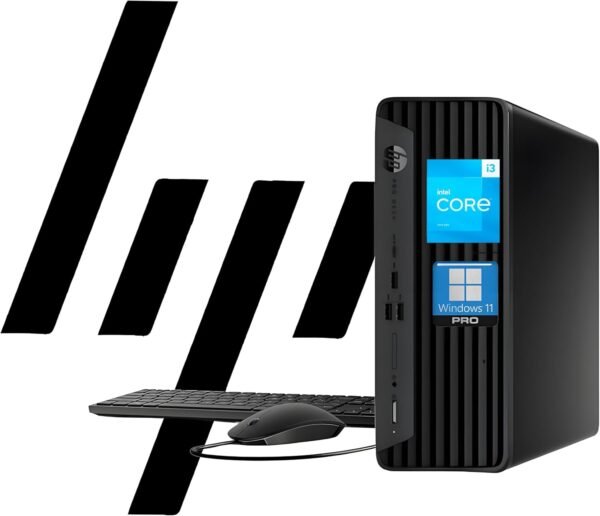 HP ProDesk 400 G9 SFF Business Desktop Computer, Latest 13th Gen Intel Core i3-13100, 16GB RAM, 512GB PCle SSD, Dual 4K Display Support, USB-C, HDMl, RJ-45, Wi-Fi, Wired Keyboard & Mouse, Win11 Pro