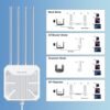 WAVLINK AX1800 Outdoor WiFi 6 Extender, IP67 Weatherproof Outdoor Access Point, High Power Long Range WiFi Extender Signal Booster, 4x8dBi Antennas, Compatible Starlink for Farm, Yard, RV, Campsite