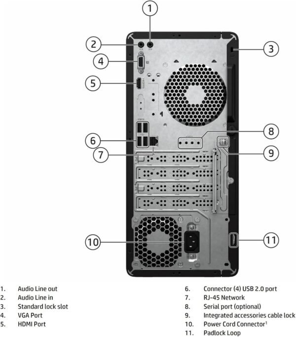 HP Pro Tower 290 G9 Desktop Computer, 4-core Intel Core i3-13100 Processor, 16GB RAM, 512GB SSD, 2-Monitor Ports (HDMI + VGA), WiFi, RJ-45, Wired KB& Mouse, None Optical Drive, Windows 11 Pro