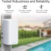 ASUS ZenWiFi BD5 Outdoor Dual-Band WiFi 7 Mesh, 5000 Mbps, 2500 sq. ft. (1pk), Dual 2.5G Ports, IP65, PoE Powered, Wall and Pole Mount, VPNs
