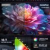 [Netflix Officially & Dolby Audio] XuanPad 4K Projector with WiFi and Bluetooth, Auto Focus & Keystone, 1.1 Short Throw, Smart Home Movie Projector with 280°Adjustable Stand