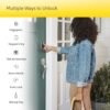 Yale Security Assure Lock 2 Touch Deadbolt, Satin Nickel Keyed Smart Entry Door Lock with Wi-Fi Connected Keypad and Fingerprint Scanner for Code Entry and Remote Access, YRD410-F-WF1-619