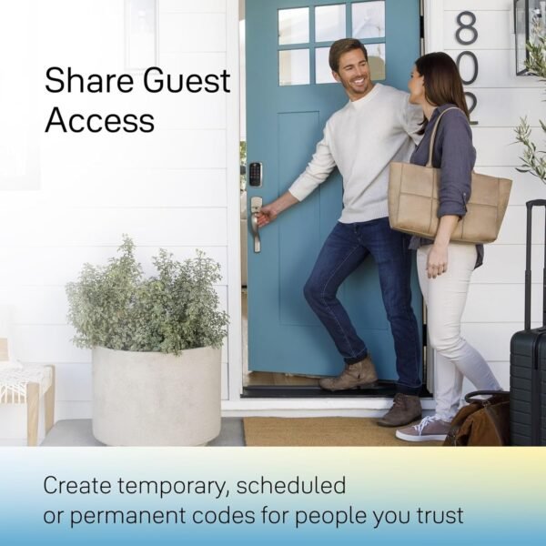 Yale Security Assure Lock 2 Touch Deadbolt, Satin Nickel Keyed Smart Entry Door Lock with Wi-Fi Connected Keypad and Fingerprint Scanner for Code Entry and Remote Access, YRD410-F-WF1-619
