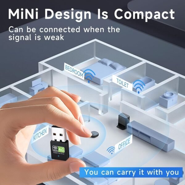 USB WiFi Adapter 600Mbps Dual Band 2.4G 5.8G Support AP Mode IEEE 802.11g Wireless Network Adapter for Laptop Desktop PC,USB WiFi Adapter 600M Dual Band 2.4G 5.8G Wireless Network Adapter