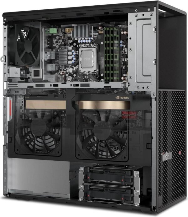 Lenovo ThinkStation P3 Tower Workstation with Intel Core i9-14900 vPro Processor, 64GB RAM, 1TB SSD, NVIDIA 2000 Ada 16GB Graphics, Wi-Fi 6E, Windows 11 Pro, and 3 Year On-site Warranty