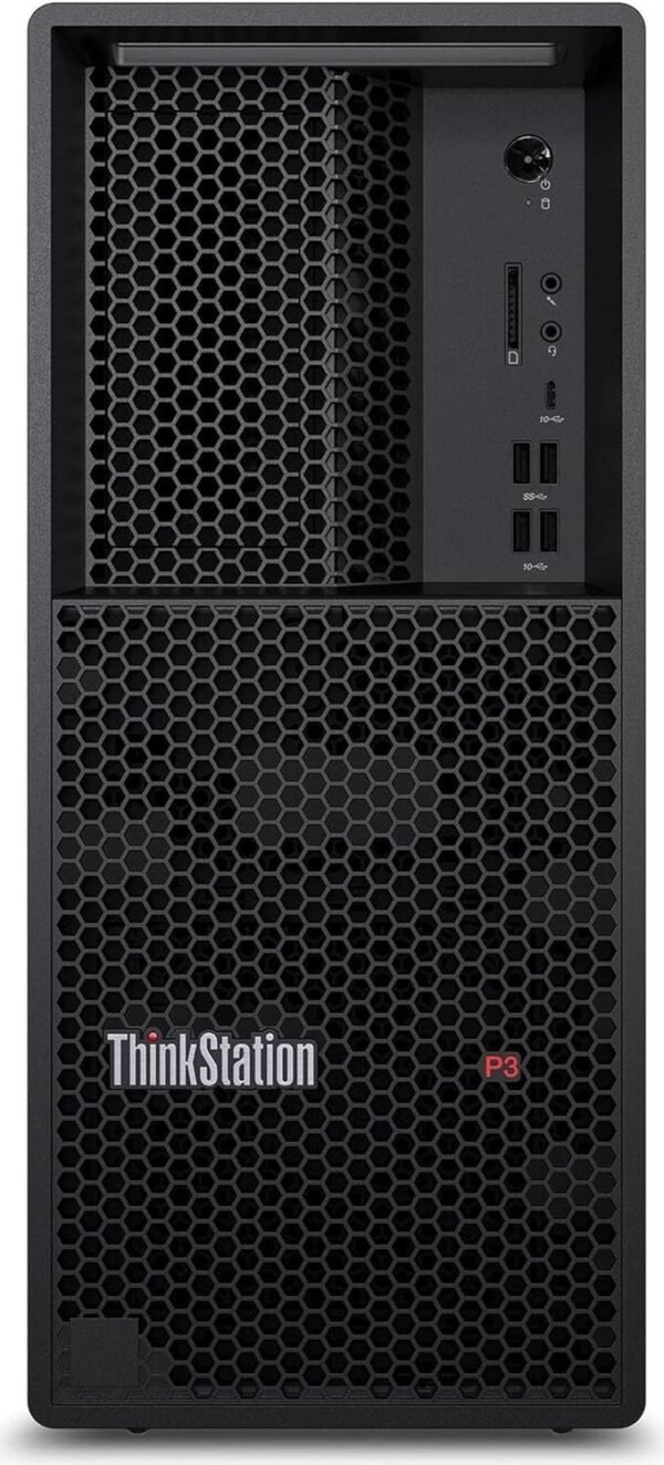 Lenovo ThinkStation P3 Tower Workstation with Intel Core i9-14900 vPro Processor, 64GB RAM, 1TB SSD, NVIDIA 2000 Ada 16GB Graphics, Wi-Fi 6E, Windows 11 Pro, and 3 Year On-site Warranty