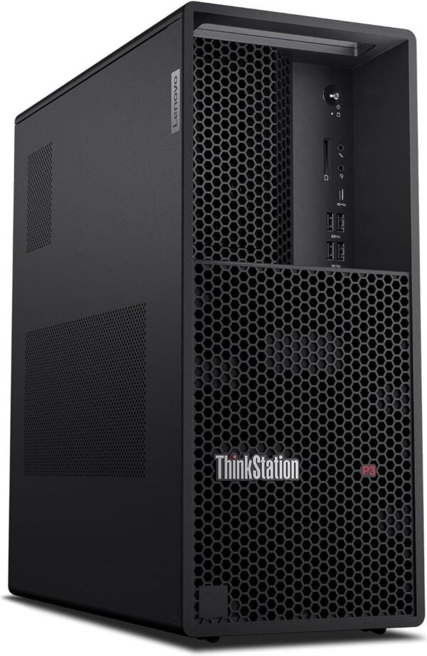 Lenovo ThinkStation P3 Tower Workstation with Intel Core i9-14900 vPro Processor, 64GB RAM, 1TB SSD, NVIDIA 2000 Ada 16GB Graphics, Wi-Fi 6E, Windows 11 Pro, and 3 Year On-site Warranty