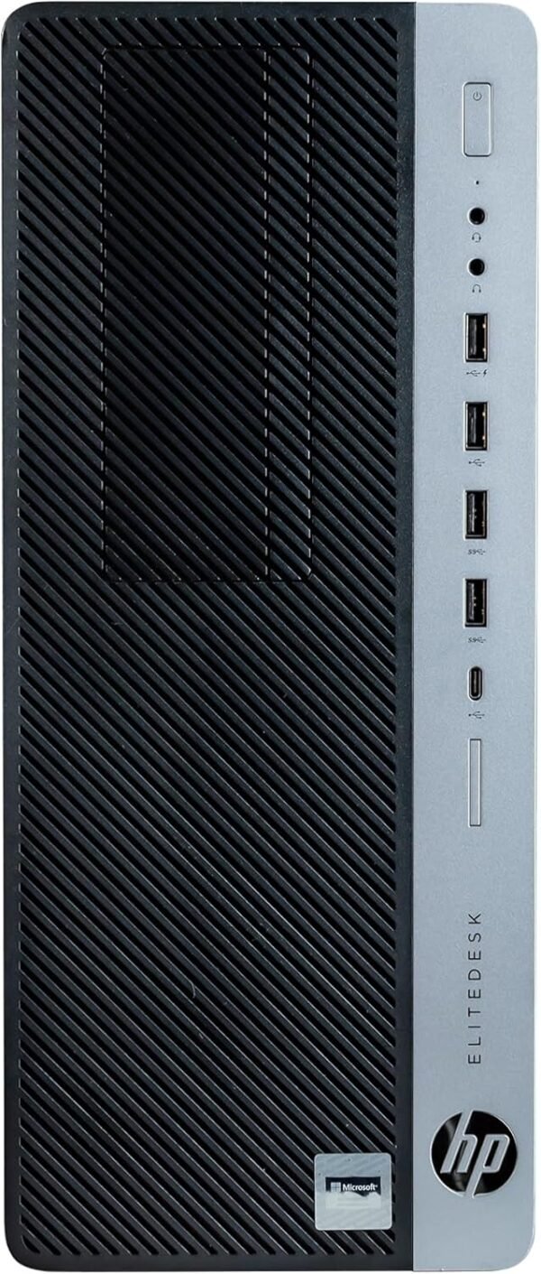 HP ProDesk 600G4 Tower Desktop Computer | Intel i7-8700 (3.4) | 32GB DDR4 RAM | 1TB SSD Solid State | Wi-Fi 5G + Bluetooth | Windows 11 Professional | Home or Office PC (Renewed)