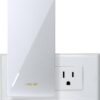 ASUS RP-BE58 BE3600 Dual Band WiFi 7 (802.11be) Range Extender, AiMesh Extender for Seamless mesh WiFi; Works with Any WiFi Router