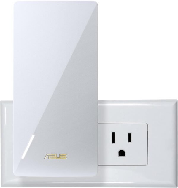 ASUS RP-BE58 BE3600 Dual Band WiFi 7 (802.11be) Range Extender, AiMesh Extender for Seamless mesh WiFi; Works with Any WiFi Router