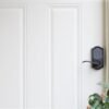 Schlage FE789WB CAM 716 Acc Encode WiFi Accent Lever Smart Lock, Keyless Entry Touchscreen Door Lock with Camelot Trim, Aged Bronze