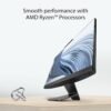 ASUS M3402 All-in-One, 23.8” FHD Display, AMD Ryzen™ 3 7320U Processor, 8GB RAM, 512GB SSD, Windows 11 Home, Kensington Lock, Black, M3402WFA-PB303