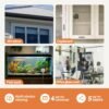 2K Window Camera,2.4GHz & 5GHz WiFi Indoor Cameras for Home Security with ChroMax Al Color Night Vision,Person & Motion Detection,Easy & Quick Install(4 Pack)