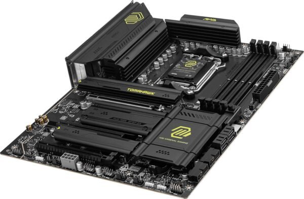 MSI MAG X870 Tomahawk WiFi Gaming Motherboard (AMD Ryzen 9000/8000/7000 Series Processors, AM5, DDR5, PCIe 5.0, M.2 Gen5, SATA 6Gb/s, USB 40Gbps, HDMI/DP, Wi-Fi 7, Bluetooth 5.4, 5Gbps LAN, ATX)