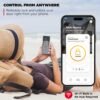 Kwikset Halo Wi-Fi Smart Lock, Keyless Entry Door Deadbolt, Geofence Auto-Unlock, Grade AAA Certified, No Hub Easy Install, Satin Nickel Lifetime Finish Warranty, Backlit Keypad