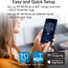 ASUS RP-BE58 BE3600 Dual Band WiFi 7 (802.11be) Range Extender, AiMesh Extender for Seamless mesh WiFi; Works with Any WiFi Router