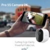 Arlo Pro 5S Spotlight Security Camera 2K HDR | Outdoor | Wireless | Dual-Band Wi-Fi Connects to Strongest Network |12X Zoom, 2-Way Audio, Siren, Color Night Vision,Live Stream(White, 4 Cameras)
