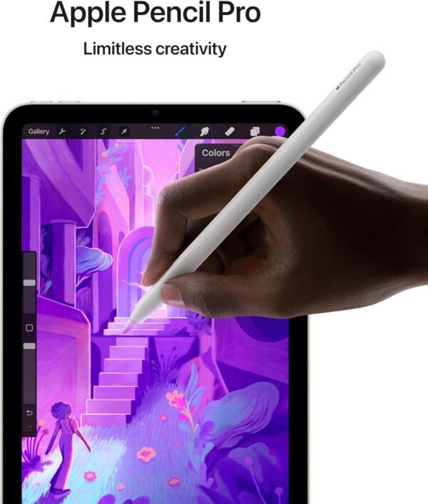 Apple iPad mini (A17 Pro): Apple Intelligence, 8.3-inch Liquid Retina Display, 256GB, Wi-Fi 6E + 5G Cellular, 12MP Front/12MP Back Camera, Touch ID, All-Day Battery Life — Space Gray