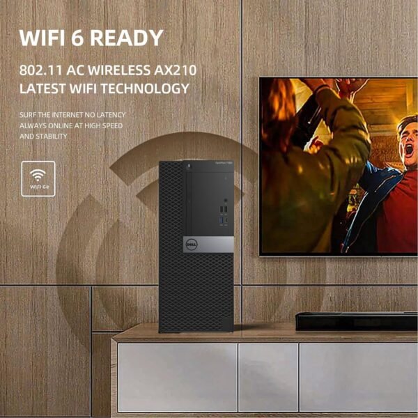 81ajLNidylL._AC_SL1500_.jpg Dell OptiPlex 7060 Tower Computers Desktop Computer Windows 11,i7-8700 3.2GHz,32GB DDR4 Ram 512GB SSD M.2 NVMe SSD,Intel AX210 Built WiFi 6e Bluetooth 5.3, Refurbished Desktop,HDMI,DVD-RW (Renewed)