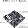 ASUS Prime B550M-A WiFi II AMD Micro ATX Motherboard with PCIe 4.0, WiFi 6, ECC Memory, HDMI 2.1, RGB Header
