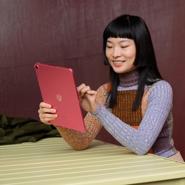 Apple iPad (10th Generation): with A14 Bionic chip, 10.9-inch Liquid Retina Display, 256GB, Wi-Fi 6 + 5G Cellular, 12MP front/12MP Back Camera, Touch ID, All-Day Battery Life – Yellow