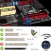 WAVLINK PCIe WiFi 6E WiFi Card, 2025 Tri-Band AX5400 Wireless Network Card with Bluetooth 5.3, AX210 Chip, MU-MIMO, WPA3, OFDMA, Low-Profile Bracket, Heat Sink