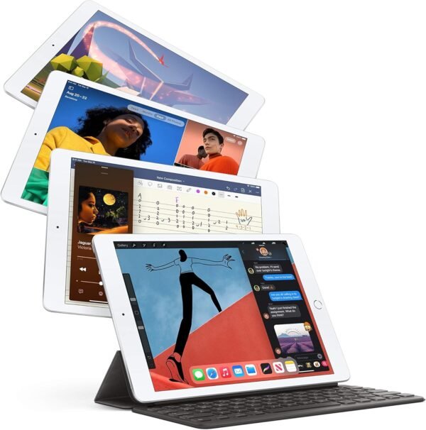 Apple iPad (10.2-inch, Wi-Fi + Cellular, 128GB) - Space Gray (Latest Model, 8th Generation) (Renewed)