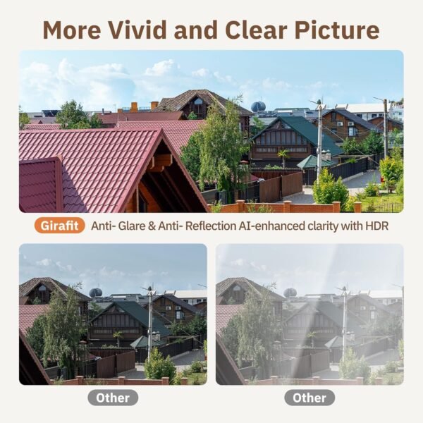 2K Window Camera,2.4GHz & 5GHz WiFi Indoor Cameras for Home Security with ChroMax Al Color Night Vision,Person & Motion Detection,Easy & Quick Install(4 Pack)