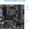 MSI B550M PRO-VDH WiFi ProSeries Motherboard (AMD Ryzen 5000, AM4, DDR4, PCIe 4.0, SATA 6Gb/s, M.2, USB 3.2 Gen 1, Wi-Fi, Bluetooth, D-SUB/HDMI/DP, Micro-ATX)