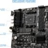 MSI B550M PRO-VDH WiFi ProSeries Motherboard (AMD Ryzen 5000, AM4, DDR4, PCIe 4.0, SATA 6Gb/s, M.2, USB 3.2 Gen 1, Wi-Fi, Bluetooth, D-SUB/HDMI/DP, Micro-ATX)
