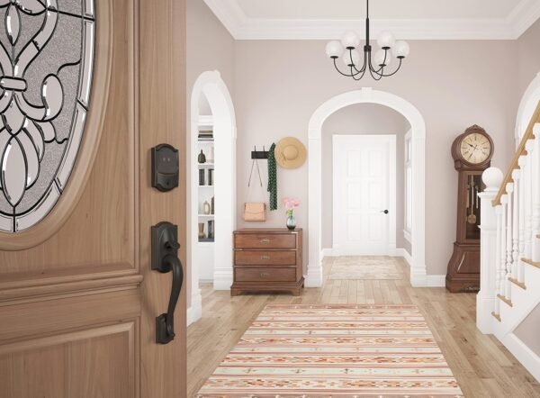 91uxlM8m5nL._AC_SL1500_.jpg Schlage BE499WB CAM 716 Encode Plus WiFi Deadbolt Smart Lock, Keyless Entry Touchscreen Door Lock with Camelot Trim, Aged Bronze