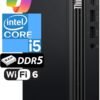 Lenovo ThinkCentre Tiny M70q Gen 5 Intel 14-Core i5-14500T (Beat i7-13700T), 32GB DDR5 RAM, 1TB NVMe, WiFi 6E, Bluetooth, RJ-45, DP Port, HDMI, W11P, Business Desktop