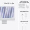 Apple 2024 iMac All-in-One Desktop Computer with M4 chip with 10-core CPU and 10-core GPU: Built for Apple Intelligence, 24-inch Retina Display, 16GB Unified Memory, 256GB SSD Storage; Silver