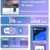 HP All-in-One Desktop PC| 24GB RAM| 512GB PCIe SSD| 22" Full HD Display, Anti-Glare| Intel Dual-core Processor| KB&Mouse| HDMI, USB-C, Wi-Fi 6| Windows 11 | Cashmere White| For Business & Personal Use