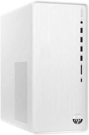 HP Pavilion TP01-3016 Home & Business Desktop, 12th Gen Intel® HP Pavilion TP01-3016 Home & Business Desktop, 12th Gen Intel® Core i5-12400, 12 GB DDR4 RAM, 512 GB SSD,Wi-Fi 6 + and Bluetooth® 5.2, Sleek and Compact Tower Design, No Optical Drive (Renewed)