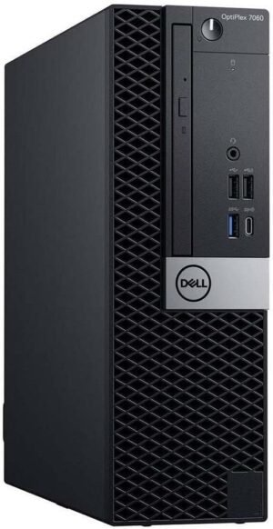 DELL Optiplex 7060 SFF Desktop Computer PC | Intel 8th Gen i7-8700 (6 Core) | 32GB DDR4 Ram New 1TB NVMe M.2 SSD | Built-in WiFi & Bluetooth | Windows 11 Pro | Wireless Keyboard & Mouse (Renewed)