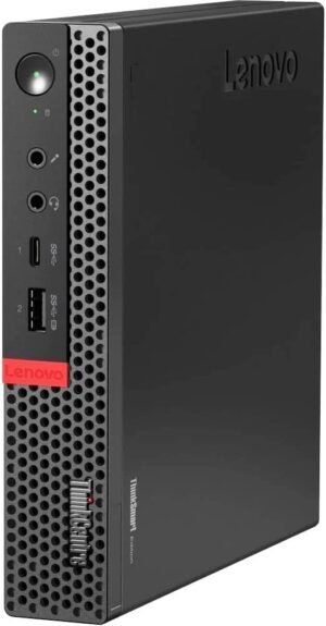 Lenovo ThinkCentre M720Q Tiny Desktop, Intel i7 8700T 2.4Ghz, 32GB Lenovo ThinkCentre M720Q Tiny Desktop, Intel i7 8700T 2.4Ghz, 32GB DDR4, 1TB NVMe M.2 SSD, WiFi, Windows 11 Pro (Renewed), black