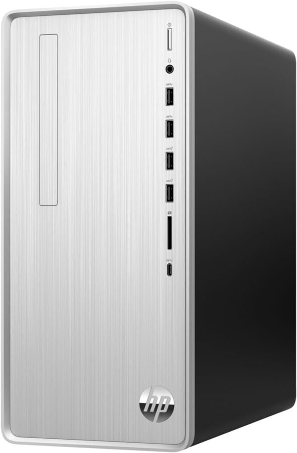 HP Pavilion Tower Desktop, AMD Ryzen 5 5600G, 32GB DDR4 RAM, 1TB PCIe SSD, SD Card Reader, VGA, HDMI, Wi-Fi 6, Wired KB & Mouse, Windows 11 Home