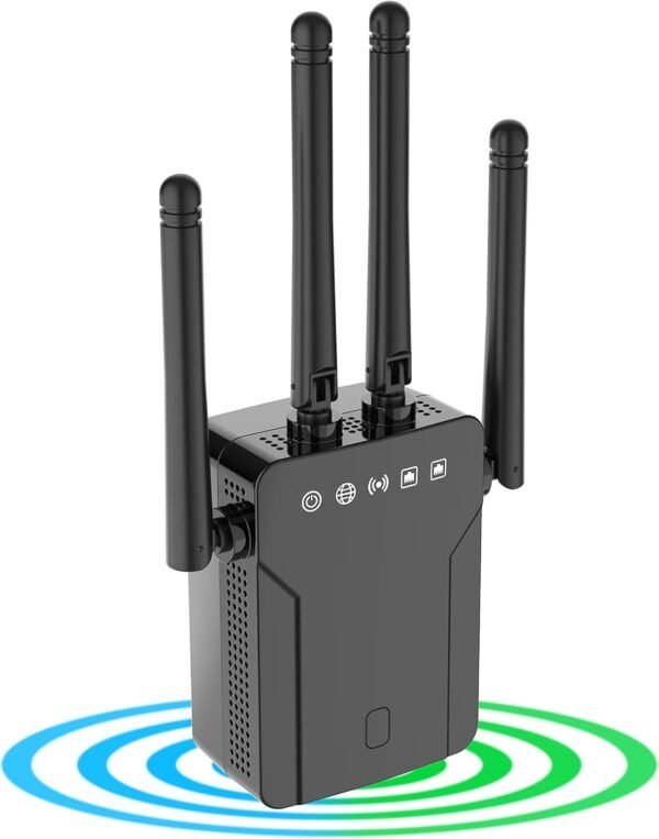 WiFi to Ethernet Adapter Wireless Bridge - AC1200 5G/2.4G Dual Band Wireless Ethernet Adapter LAN Rj45 Port Convert Wired Device to WiFi to Wired ethernet for Printer