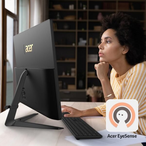 acer Aspire C27-1800-UR12 AIO Desktop | 27 Inch Full HD IPS Display | Intel Core i5-12450H | UHD Graphics | 16GB DDR4 | 1TB PCIe Gen 4 SSD | Wireless Wi-Fi 6E | Wireless Keyboard & Mouse