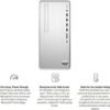 HP Pavilion Tower Desktop, AMD Ryzen 5 5600G, 32GB DDR4 RAM, 1TB PCIe SSD, SD Card Reader, VGA, HDMI, Wi-Fi 6, Wired KB & Mouse, Windows 11 Home