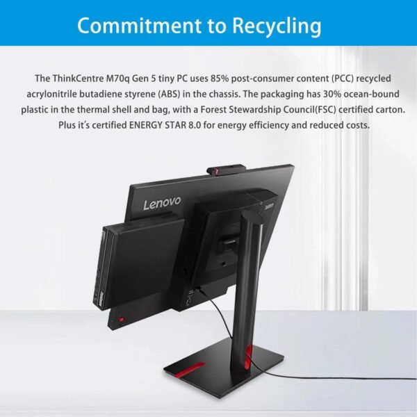 61FcWM8Y2fL._AC_SL1500_.jpg Lenovo ThinkCentre M70q Tiny Business Desktop, Intel 10-Core i5-14400T, 32GB DDR5, 1TB SSD, HDMI, DP, Wi-Fi 6E, Support 3-Monitor 4K, Wired KB & Mouse, Win 11 Pro, Bundle ADATA 64GB USB Flash Drive