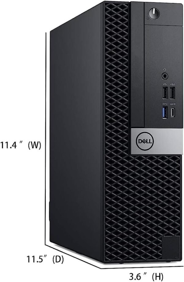 61IrBUX0VOL._AC_SL1500_.jpg Dell OptiPlex 7050 SFF Desktop Computer PC with New 24" FHD Monitor, Intel Core i5-6500, 16 GB RAM, 512 GB SSD, Speaker, Keyboard & Mouse, Windows 11 Pro (Renewed)