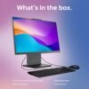 Lenovo ThinkCentre All-in-One Desktop Computer, 23.8” FHD Micro-Edge Display, 13th Gen Intel i7-13620H, 32GB DDR5 SODIMM, 1TB SSD, Webcam, HDMI, RJ-45, Wired Keyboard & Mouse, Wi-Fi 6, Windows 11 Pro