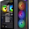 Skytech Gaming Nebula Gaming PC Desktop – AMD Ryzen 5 Skytech Gaming Nebula Gaming PC Desktop – AMD Ryzen 5 3600 3.6 GHz, NVIDIA GTX 1650, 500GB NVME SSD, 16GB DDR4 RAM 3200, 600W Gold PSU, 11AC Wi-Fi, Windows 11 Home 64-bit,Black