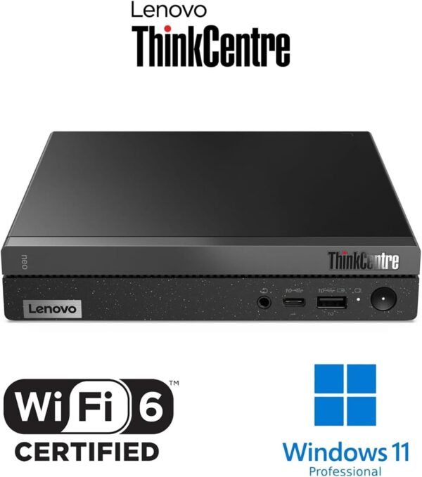 61NVFhRFj5L._AC_SL1500_.jpg Lenovo ThinkCentre Neo 50q Gen 4 Tiny Business Mini Desktop Computer, Intel 8-Core i5-13420H (Beat i7-1355U), 16GB DDR4 RAM, 256GB PCIe SSD, WiFi 6, Type-C, DisplayPort, HDMI, Windows 11 Pro, Wendbo