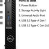 Dell OptiPlex 7020 MFF 7000 Micro Form Factor Mini Business Desktop Computer, 14th Gen Intel 20-Core i7-14700T up to 5.2GHz, 32GB DDR5 RAM, 1TB PCIe SSD, WiFi 6, DisplayPort, HDMI, Windows 11 Pro